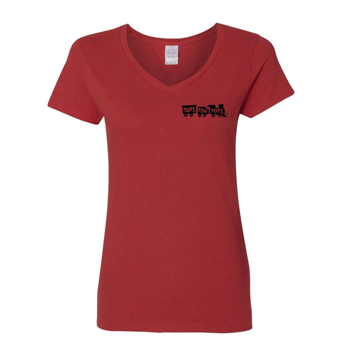 Black TFT Chest Seal Women's V-Neck