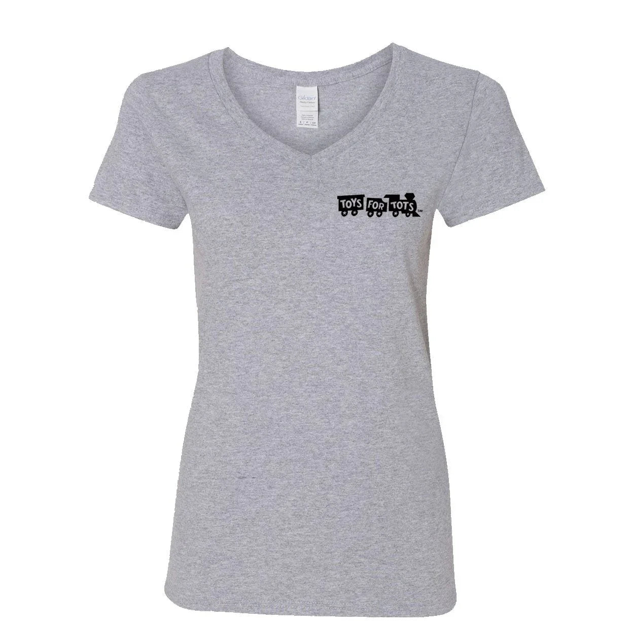 Black TFT Chest Seal Women's V-Neck